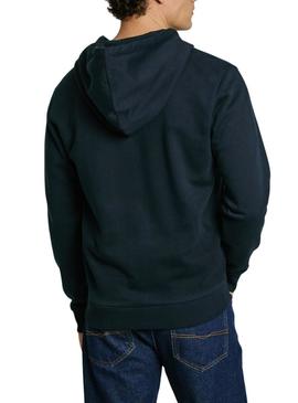 Moletom Pepe Jeans Essential Zt azul-marinho para homem.