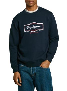 Moletom Pepe Jeans Daxton azul marinho para homem