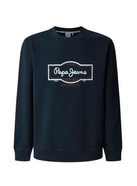 Moletom Pepe Jeans Daxton azul marinho para homem