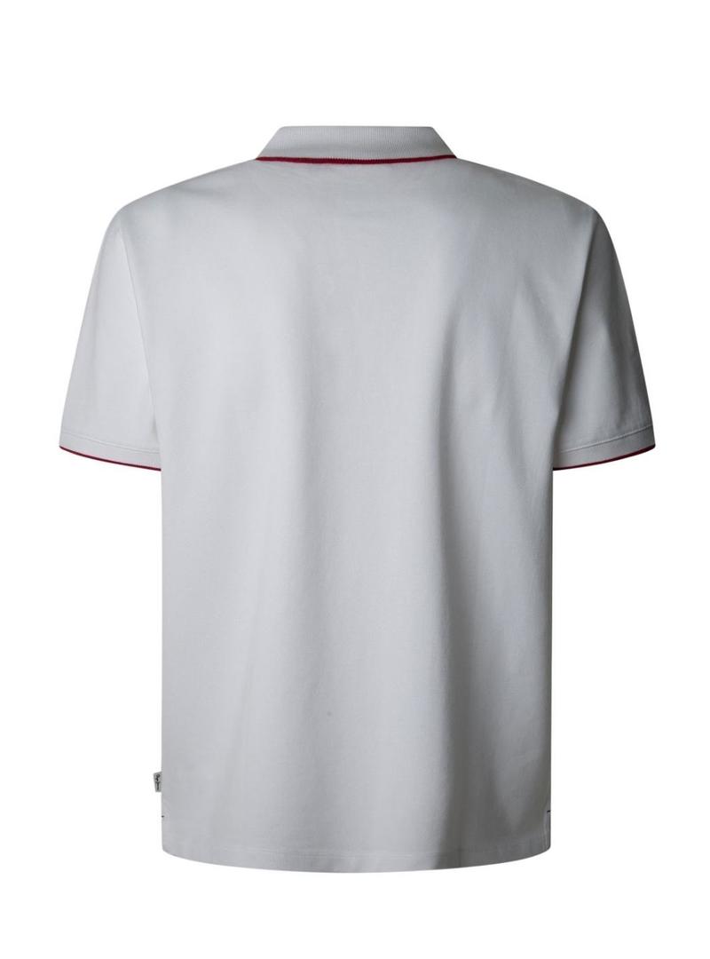 Camisa Pepe Jeans Hans branca para homem.