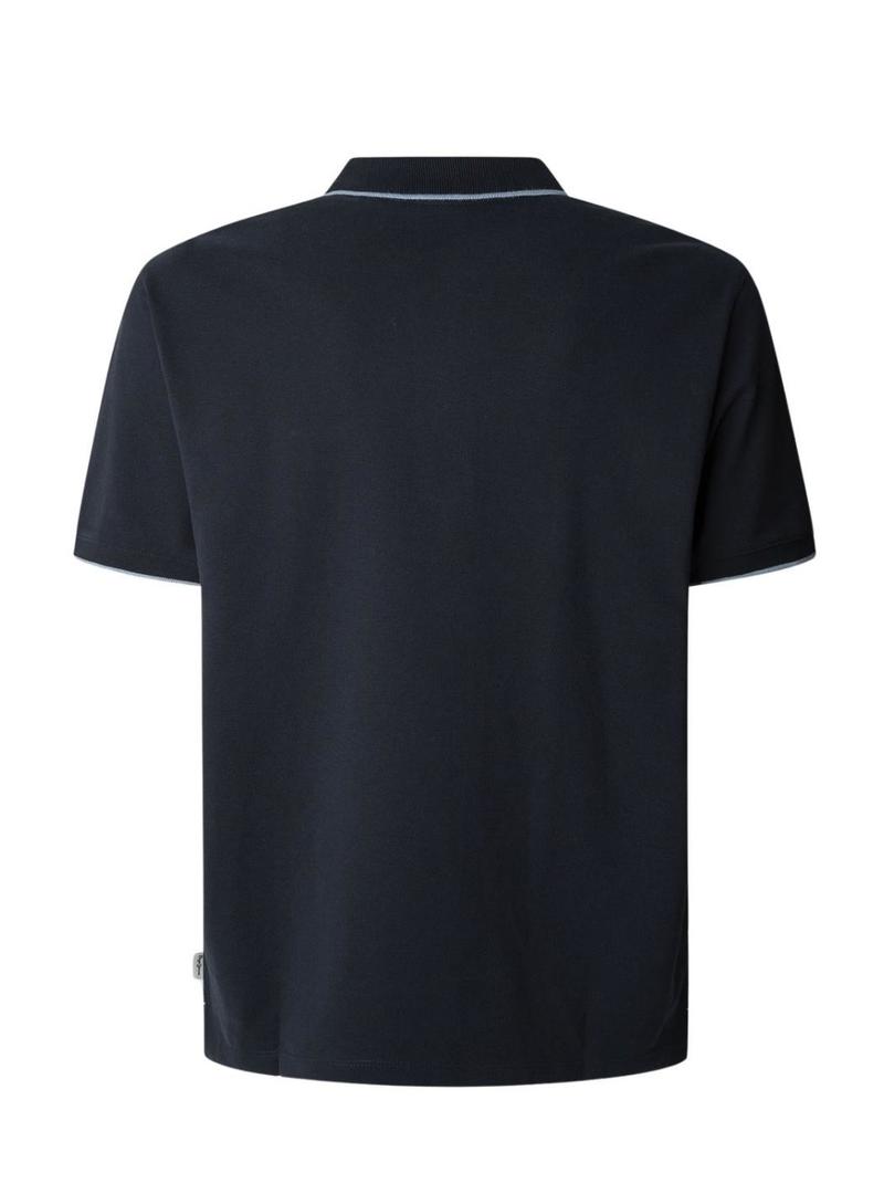 Camisa Polo Pepe Jeans Hans azul marinho para homem