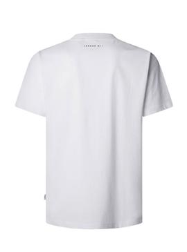 Camiseta Pepe Jeans Daxton branca para homem.