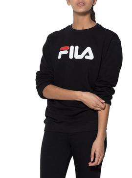 Sweat Fila Preto puro para Homem e Mulher
