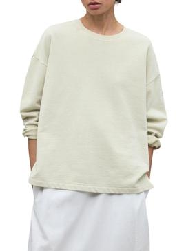 Moletom Ecoalf Sustain beige para mulher