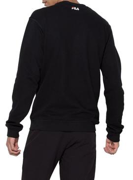 Sweat Fila Preto puro para Homem e Mulher