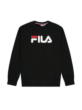 Sweat Fila Preto puro para Homem e Mulher