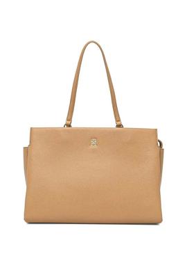 Bolsa Tommy Hilfiger Legacy Tote cor de caqui para mulher.