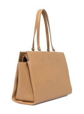 Bolsa Tommy Hilfiger Legacy Tote cor de caqui para mulher.