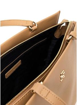 Bolsa Tommy Hilfiger Legacy Tote cor de caqui para mulher.