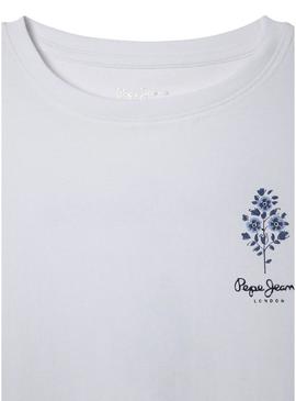 Camisa Pepe Jeans Nova branca para menina