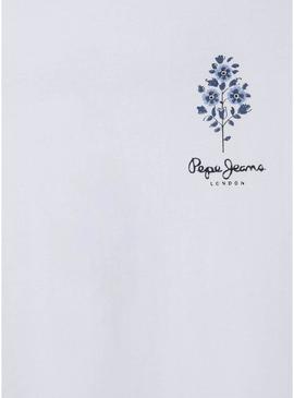 Camisa Pepe Jeans Nova branca para menina