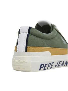 Sapatilhas Pepe Jeans Ben verdes para menino.