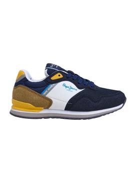 Sapatilhas Pepe Jeans London Life marinho para menino.