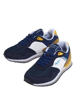 Sapatilhas Pepe Jeans London Life marinho para menino.