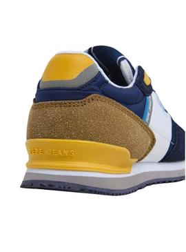 Sapatilhas Pepe Jeans London Life marinho para menino.