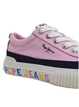 Sapatilhas Pepe Jeans Ben rosa para menina