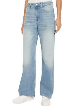 Calça de ganga Tommy Jeans Mia azul para mulher