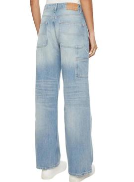 Calça de ganga Tommy Jeans Mia azul para mulher