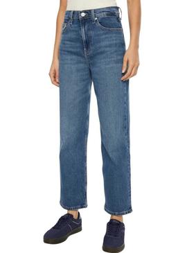 Calça de ganga Tommy Jeans Layla para mulher.
