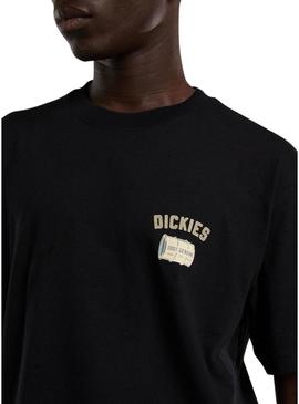 Camiseta Dickies Service preta para homem.