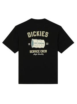 Camiseta Dickies Service preta para homem.