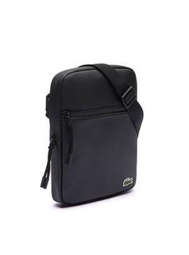 Mochila Lacoste Flat preta para homem