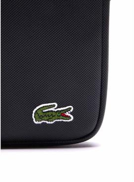 Mochila Lacoste Flat preta para homem