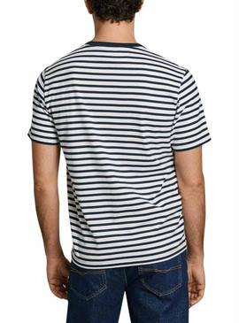 Camiseta Pepe Jeans Cane marinho para homem.