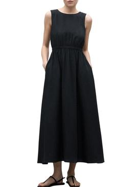Vestido Ecoalf Karl preto para Mulher