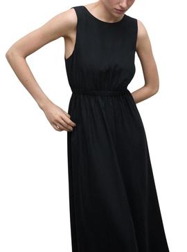 Vestido Ecoalf Karl preto para Mulher