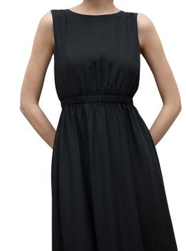 Vestido Ecoalf Karl preto para Mulher