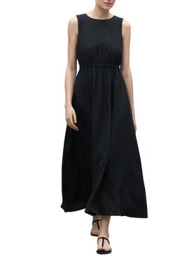 Vestido Ecoalf Karl preto para Mulher