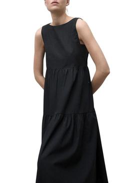 Vestido Ecoalf Bossa preto para mulher