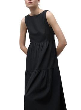 Vestido Ecoalf Bossa preto para mulher