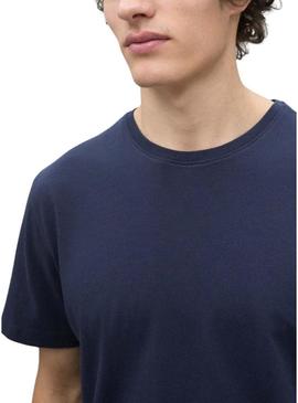Camiseta Ecoalf Almera azul marinho para homem