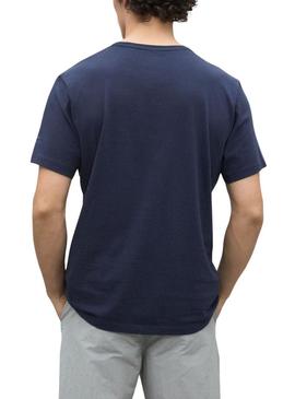 Camiseta Ecoalf Almera azul marinho para homem