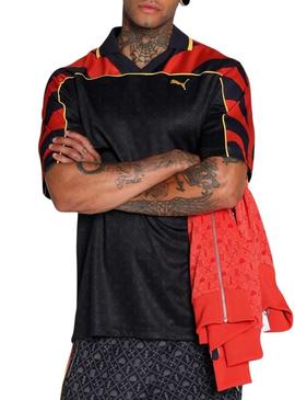 Camisa Puma Road azul marino para homem