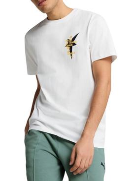 Camisa Puma Road To Unity branca para homem.