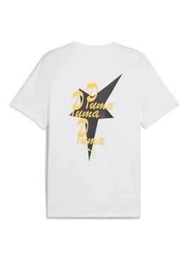 Camisa Puma Road To Unity branca para homem.