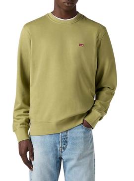 Moletom Levis Original Housemark verde para homem