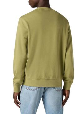 Moletom Levis Original Housemark verde para homem