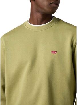Moletom Levis Original Housemark verde para homem