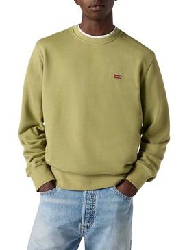 Moletom Levis Original Housemark verde para homem