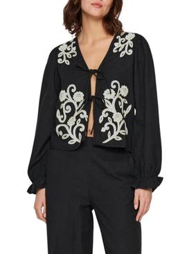 Top Vila Polene preto para mulher