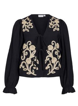Top Vila Polene preto para mulher