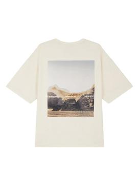Camiseta Project X Paris Canyon bege para homem.