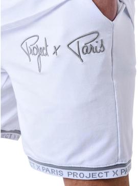 Projeto Bermuda X Paris contraste branco para homem