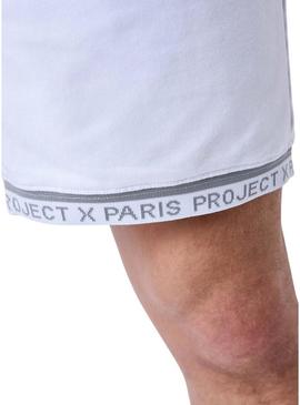 Projeto Bermuda X Paris contraste branco para homem