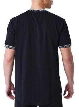 Camisa Project X Paris com logo bordado preto para homem.