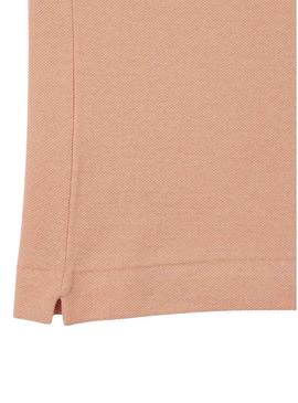 Polo Lacoste Piqué L.12.12 coral para homem.